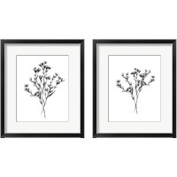 Framed 'Wild Thistle Bundle 2 Piece Framed Art Print Set' border=