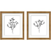 Framed 'Wild Thistle Bundle 2 Piece Framed Art Print Set' border=