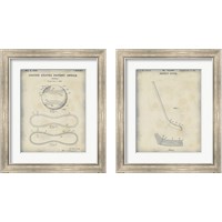 Framed 'Patented Sport 2 Piece Framed Art Print Set' border=