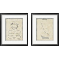 Framed 'Patented Sport 2 Piece Framed Art Print Set' border=