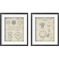 Framed 'Patented Sport 2 Piece Framed Art Print Set' border=