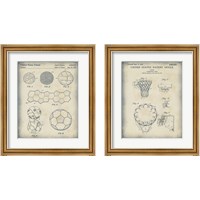 Framed 'Patented Sport 2 Piece Framed Art Print Set' border=