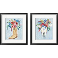 Framed Cowgirl  2 Piece Framed Art Print Set