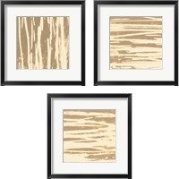 Framed 'Neutral Paths 3 Piece Framed Art Print Set' border=