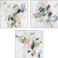 Framed 'Approaching Spring 3 Piece Art Print Set' border=