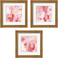 Framed 'Pink Sky 3 Piece Framed Art Print Set' border=