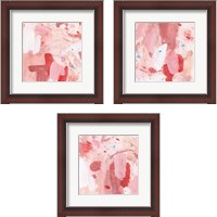 Framed 'Pink Sky 3 Piece Framed Art Print Set' border=