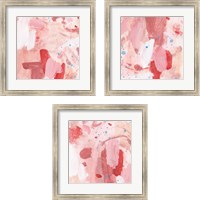 Framed 'Pink Sky 3 Piece Framed Art Print Set' border=