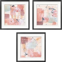 Framed 'Warm Underneath  3 Piece Framed Art Print Set' border=