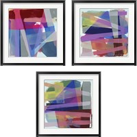 Framed 'Drifter 3 Piece Framed Art Print Set' border=