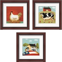 Framed 'My Home 3 Piece Framed Art Print Set' border=