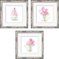 Framed 'Paris Delight 3 Piece Framed Art Print Set' border=