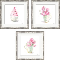 Framed 'Paris Delight 3 Piece Framed Art Print Set' border=