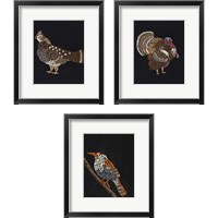 Framed 'Forest Dweller 3 Piece Framed Art Print Set' border=