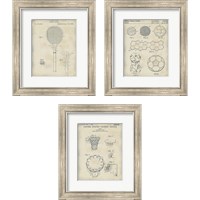 Framed 'Patented Sport 3 Piece Framed Art Print Set' border=