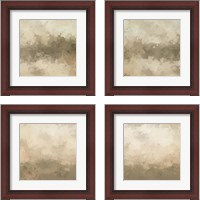 Framed 'Freeform 4 Piece Framed Art Print Set' border=