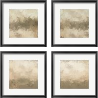 Framed 'Freeform 4 Piece Framed Art Print Set' border=