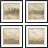 Framed 'Freeform 4 Piece Framed Art Print Set' border=