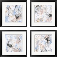 Framed 'Surge 4 Piece Framed Art Print Set' border=