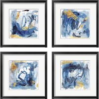 Framed 'Floating Nebula 4 Piece Framed Art Print Set' border=