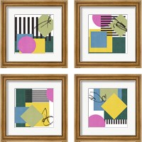 Framed 'Pianist 4 Piece Framed Art Print Set' border=