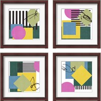 Framed 'Pianist 4 Piece Framed Art Print Set' border=