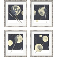 Framed 'Planetary Weights 4 Piece Framed Art Print Set' border=