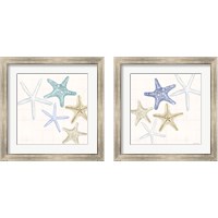 Framed 'Soft Shores 2 Piece Framed Art Print Set' border=