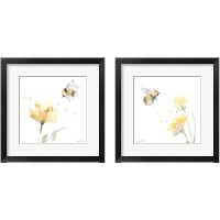 Framed 'Sunflower Meadow 2 Piece Framed Art Print Set' border=