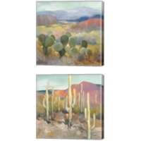 Framed 'High Desert 2 Piece Canvas Print Set' border=
