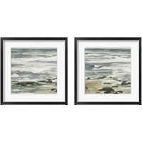 Framed 'Low Tide 2 Piece Framed Art Print Set' border=