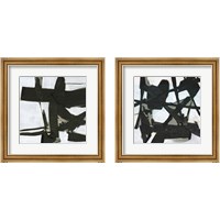 Framed 'Ode an Kline 2 Piece Framed Art Print Set' border=