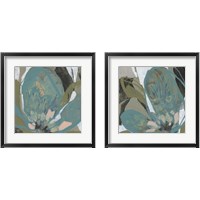 Framed 'Petal Puzzle 2 Piece Framed Art Print Set' border=