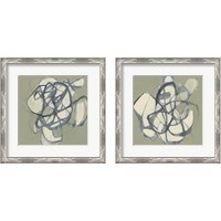 Framed 'Interweb  2 Piece Framed Art Print Set' border=