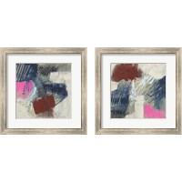 Framed 'Frenetic  2 Piece Framed Art Print Set' border=