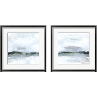 Framed 'Walk in Winter 2 Piece Framed Art Print Set' border=