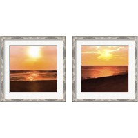 Framed 'Sunset Dreams 2 Piece Framed Art Print Set' border=