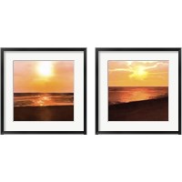 Framed 'Sunset Dreams 2 Piece Framed Art Print Set' border=