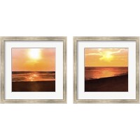 Framed 'Sunset Dreams 2 Piece Framed Art Print Set' border=