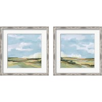 Framed 'Meadow Gold 2 Piece Framed Art Print Set' border=