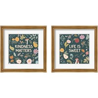 Framed 'September Sweetness 2 Piece Framed Art Print Set' border=