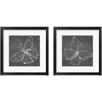 Framed 'Silver Wings 2 Piece Framed Art Print Set' border=