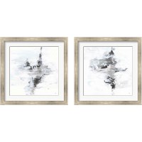 Framed 'Layered Thinking 2 Piece Framed Art Print Set' border=