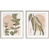 Framed 'Restore Eucalyptus 2 Piece Framed Art Print Set' border=