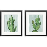 Framed 'Front Yard Cactus 2 Piece Framed Art Print Set' border=