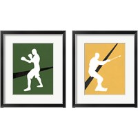 Framed 'It's All About the Game 2 Piece Framed Art Print Set' border=