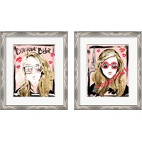 Framed 'Shades of Style 2 Piece Framed Art Print Set' border=