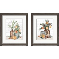 Framed 'Seasonal Market 2 Piece Framed Art Print Set' border=