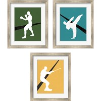 Framed 'It's All About the Game 3 Piece Framed Art Print Set' border=