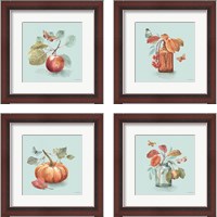 Framed 'Autumn in Nature 4 Piece Framed Art Print Set' border=